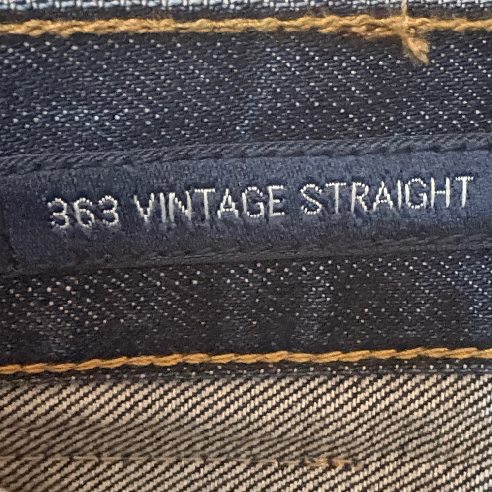 Lucky Brand Men's Blue Jeans Size 36 Vintage Straight - Picture 8 of 16